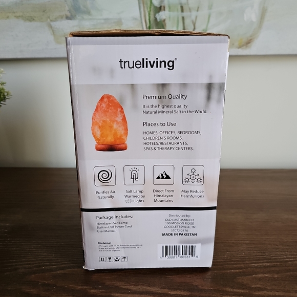 Color Changing LED, Himalayan Natural Salt Lamp, Natural Ionizer Freshen… - Picture 6 of 11